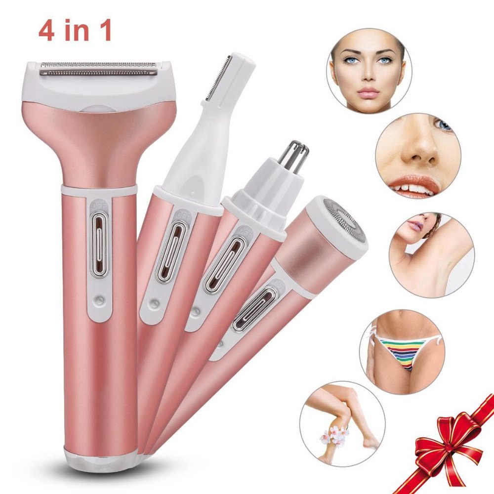 4-in-1 Hair Removal Women Electric Shaver